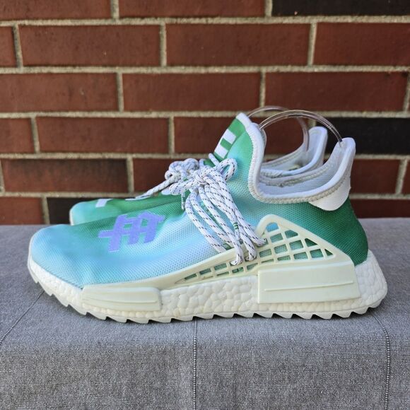 Size 10 - adidas Pharrell x NMD Hu Trail China Exclusive Youth - Picture 2 of 10